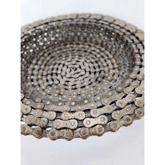 Bike Chain Bowl 10" * Conversation Piece Shimano MTB Road Mountain Trail - Fun!‎ - Picture 4 of 12